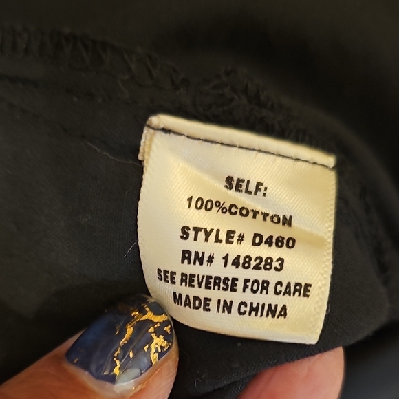 Elegant Black Maxi Dress with AC/DC And Rolling Stones Embroidered Decals - Picture 11 of 13